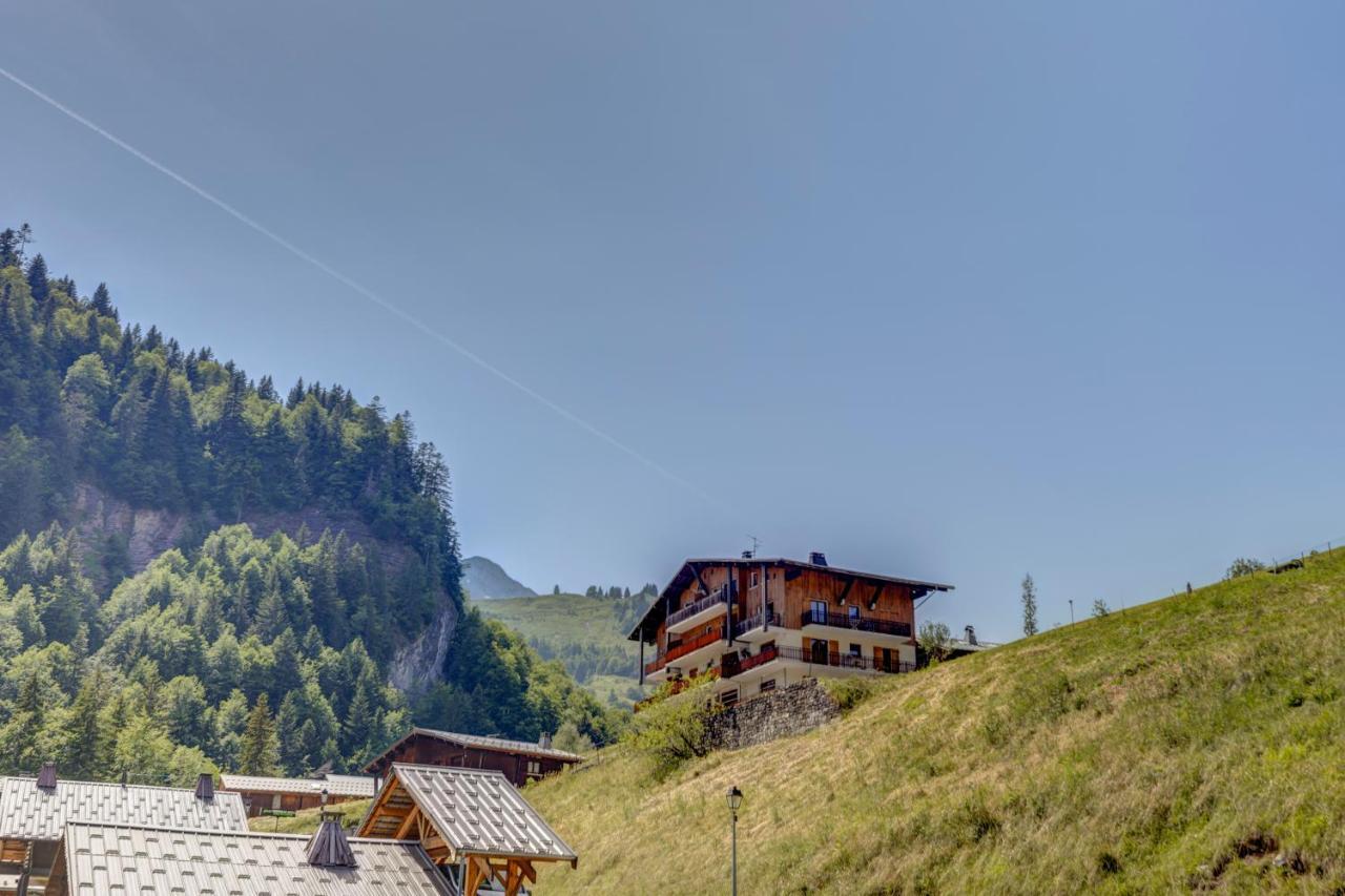 Ferienwohnung Le Col Des Aravis La Giettaz Exterior foto
